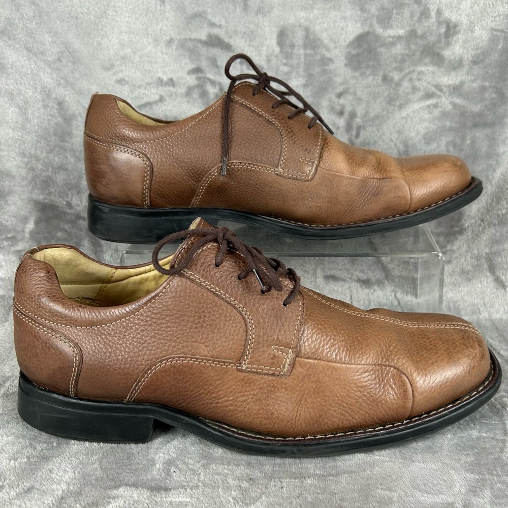Studio Belvedere Baybridge Derby Shoes Mens‎ 10 EEE Brown Leather Work Casual